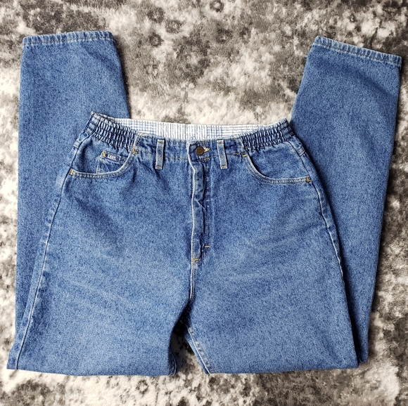 Vintage Lee's Super High Rise Mom Jean Elastic - Picture 2 of 8